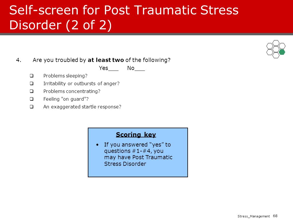 An introduction to the causes and management of post traumatic stress disorder